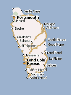 Карта Доминики для Навител Навигатор