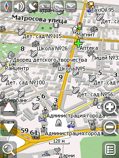 Карта города Дзержинск для Навител Навигатор