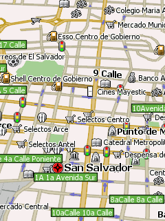 Карта Сальвадора для Навител Навигатор