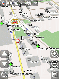 Карта города Елизово для Навител Навигатор