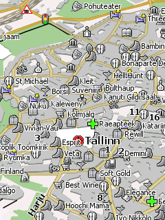 Карта Таллина для Навител Навигатор