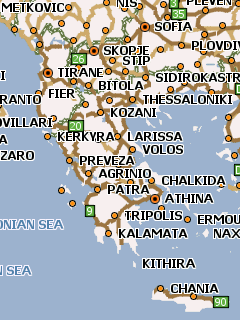 Обзорная карта Европы для Навител Навигатор