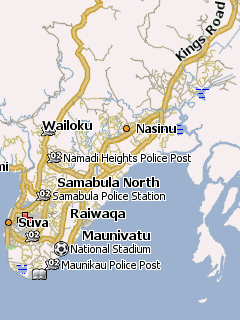 Карта Фиджи для Навител Навигатор