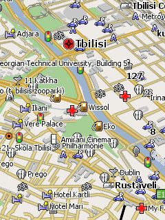 Карта Тбилиси для Навител Навигатор