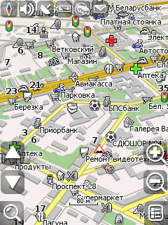 Карта города Гомель для Навител Навигатор