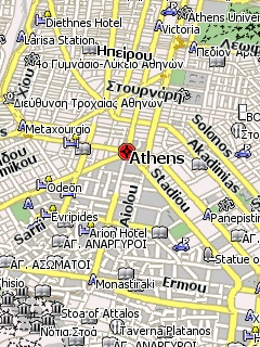 Карта Афин для Навител Навигатор