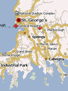 Карта Гренады для Навител Навигатор