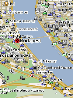 Карта Будапешта для Навител Навигатор