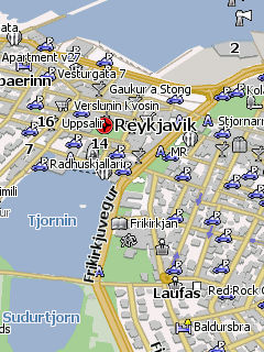 Карта Рейкьявика для Навител Навигатор