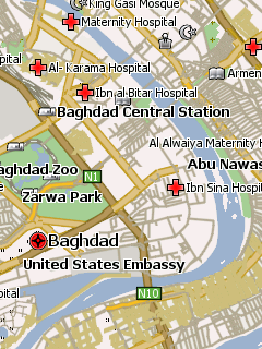 Карта Багдада для Навител Навигатор