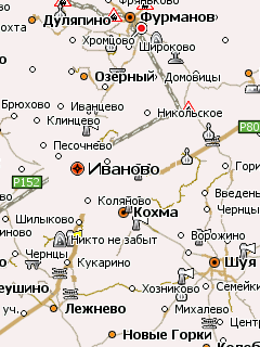 Карта Ивановской области для Навител Навигатор