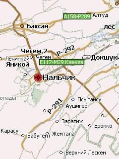 Карта Кабардино-Балкарии для Навител Навигатор