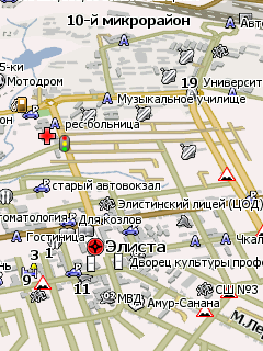 Карта Калмыкии для Навител Навигатор