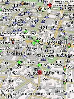 Карта Калуги для Навител Навигатор