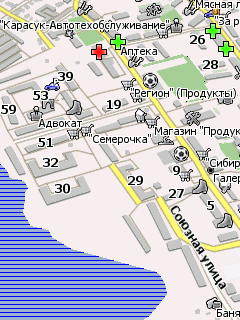 Карта Карасука для Навител Навигатор