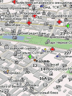 Карта Казани для Навител Навигатор