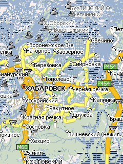 Карта Хабаровского края для Навител Навигатор