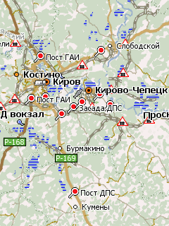 Карта Кировской области для Навител Навигатор