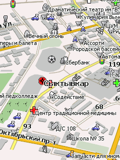 Карта Сыктывкара для Навител Навигатор