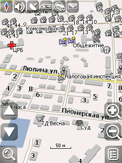 Карта города Комсомольск для Навител Навигатор