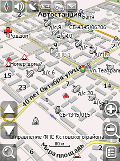 Карта города Кстово для Навител Навигатор