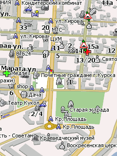 Карта Курска для Навител Навигатор
