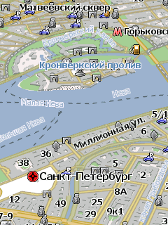 Карта Санкт-Петербурга для Навител Навигатор