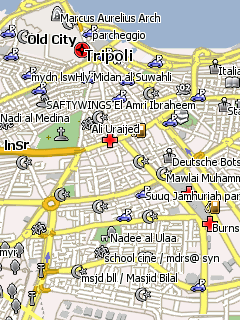 Карта Триполи для Навител Навигатор