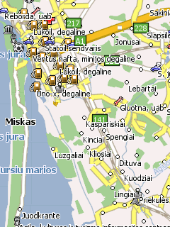 Карта Литвы для Навител Навигатор