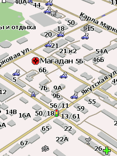 Карта Магадана для Навител Навигатор