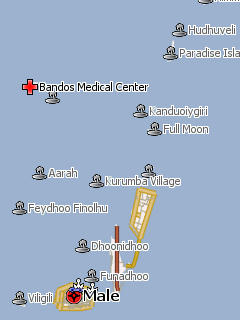 Карта Мальдивских островов для Навител Навигатор