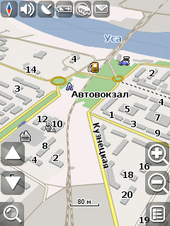 Карта города Междуреченск для Навител Навигатор