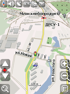 Карта поселка Михнево для Навител