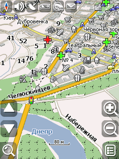 Карта города Могилёв для Навител Навигатор