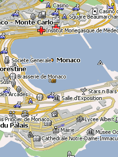Карта Монако для Навител Навигатор