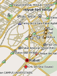 Карта Рабата для Навител Навигатор