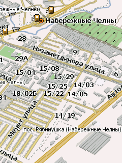 Карта Набережных Челнов для Навител Навигатор