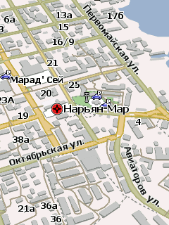 Карта Нарьян-Мара для Навител Навигатор