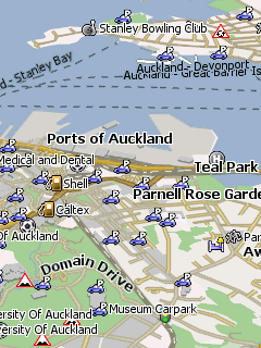 Карта Окленда для Навител Навигатор