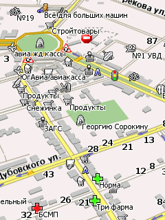 Карта города Новочеркасск для Навител Навигатор