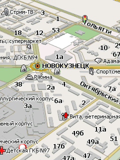 Карта Новокузнецка для Навител Навигатор