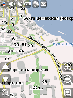 Карта Новороссийска для Навител Навигатор