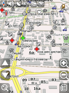Карта города Новотроицк для Навител Навигатор