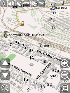 Карта города Орск для Навител Навигатор