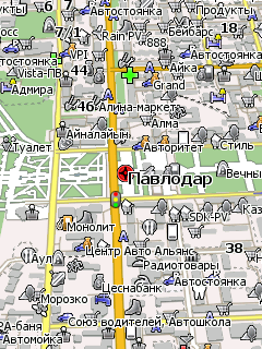 Карта Павлодара для Навител Навигатор