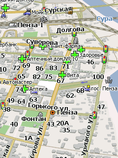 Карта Пензы для Навител Навигатор