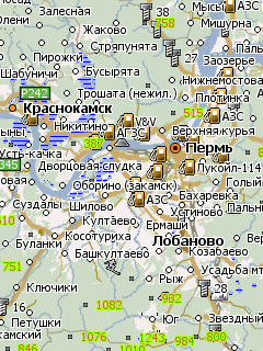 Карта Пермского края для Навител Навигатор