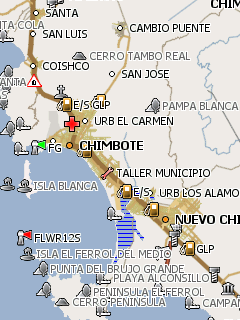 Карта Перу для Навител Навигатор