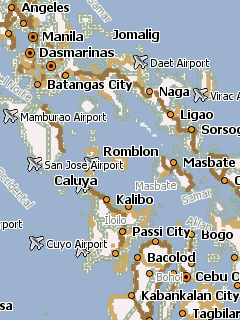 Карта Филиппин для Навител Навигатор