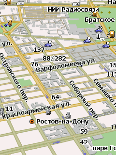 Карта Ростова-на-Дону для Навител Навигатор